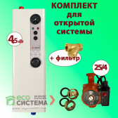 Комплект для открытой системы Тенко КЕ 4,5 кВт + насос